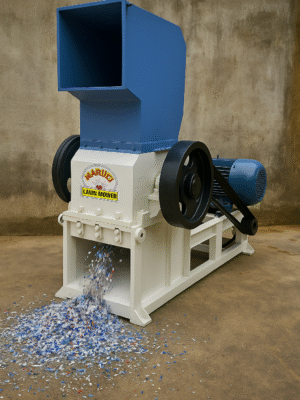 Plastic Waste Shredder Machine – 15 HP, 3 Phase Crompton Motor